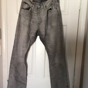 Gray Distressed Ralph Lauren Polo Jeans 36x32